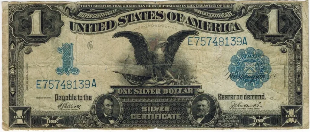 The united_state_1_dollar_1899 bill