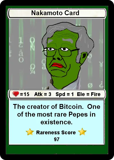 Rare Pepes Series 1 Card 1